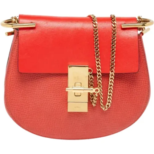 Pre-owned Cross Body Bags, female, , Size: ONE SIZE Pre-owned Leather shoulder-bags - Chloé Pre-owned - Modalova