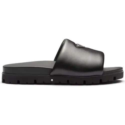 Sliders, male, , Size: 6 US Sandals - Prada - Modalova