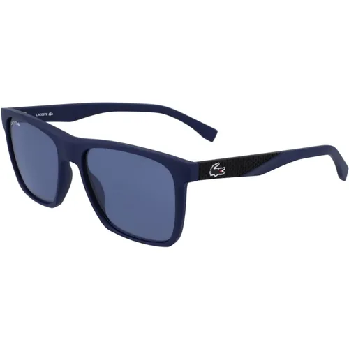 Blau Matt Sonnenbrille L900S-424 , Herren, Größe: 56 MM - Lacoste - Modalova