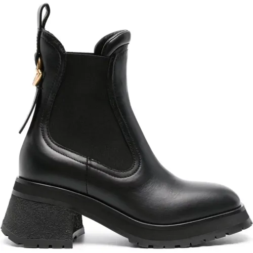 Gigi Chelsea Ankle Boots , female, Sizes: 3 1/2 UK, 6 UK, 7 UK, 4 UK, 5 UK, 3 UK - Moncler - Modalova