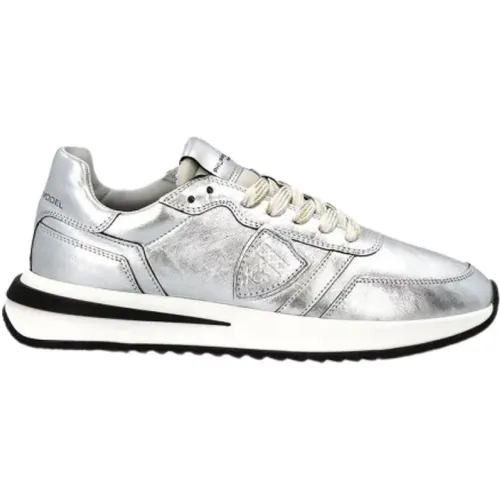 Silver Tropez Sneakers for Women , male, Sizes: 6 UK, 2 UK, 5 UK - Philippe Model - Modalova