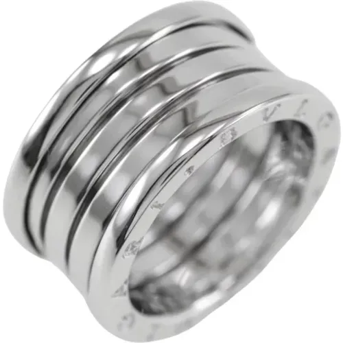 Pre-owned White Gold rings , female, Sizes: ONE SIZE - Bvlgari Vintage - Modalova