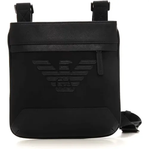 Logo Shoulder Bag , male, Sizes: ONE SIZE - Emporio Armani - Modalova