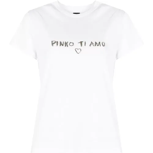 Minimalistisches T-Shirt PINKO - pinko - Modalova