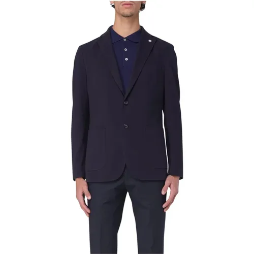 Blazers, male, , Size: XL Stretch Blazer - Manuel Ritz - Modalova