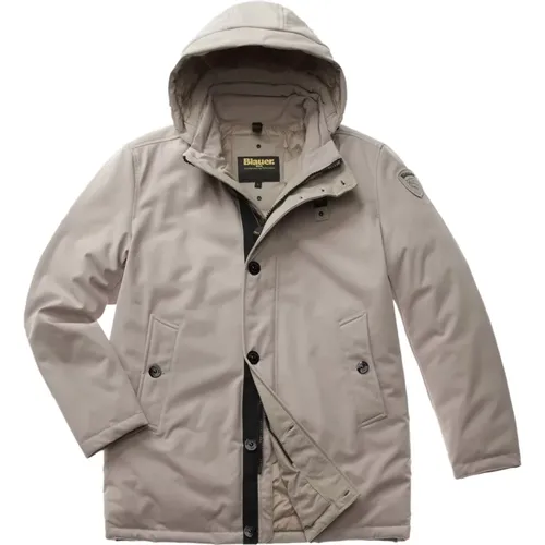 Herren Chester Parka mit Kapuze - Blauer - Modalova