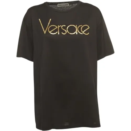 Pre-owned Tops, female, , Size: L Pre-owned Cotton tops - Versace Pre-owned - Modalova