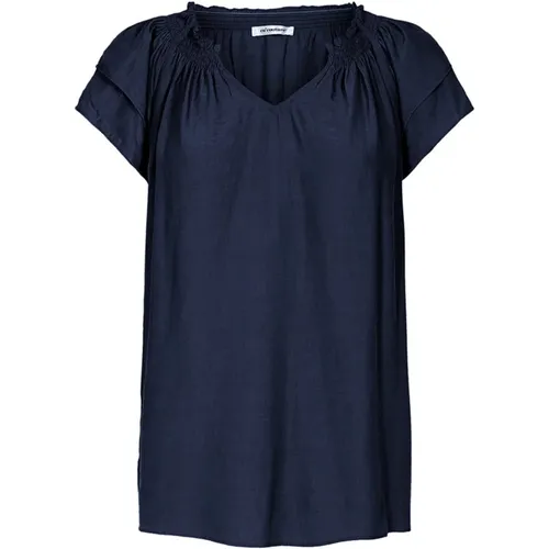 Sunrisecc Top Bluse 75683 120-Navy , female, Sizes: XL - Co'Couture - Modalova