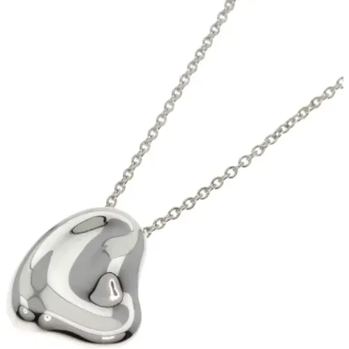 Pre-owned Jewellery, female, , Size: ONE SIZE Pre-owned Silver necklaces - Tiffany & Co. Pre-owned - Modalova