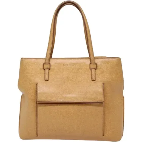 Pre-owned Tote Bags, female, , Size: ONE SIZE Pre-owned Leather totes - Loewe Pre-owned - Modalova