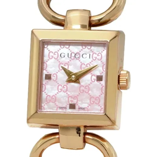 Pre-owned Watches, female, , Size: ONE SIZE Pre-owned Metal watches - Gucci Vintage - Modalova