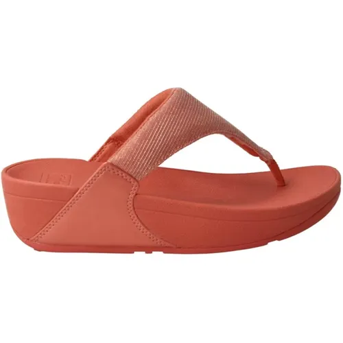 Korall Shimmerlux Sandalen Lulu Stil , Damen, Größe: 36 EU - FitFlop - Modalova