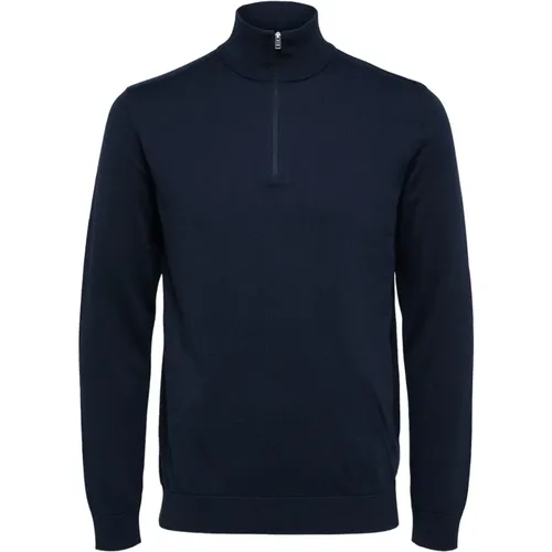 Modernes Halb-Zip Turtleneck Sweatshirt - Selected Homme - Modalova