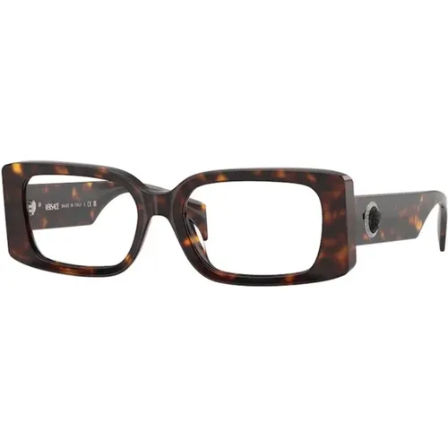 Stylish Carey Frame Glasses , unisex, Sizes: 53 MM - Versace - Modalova