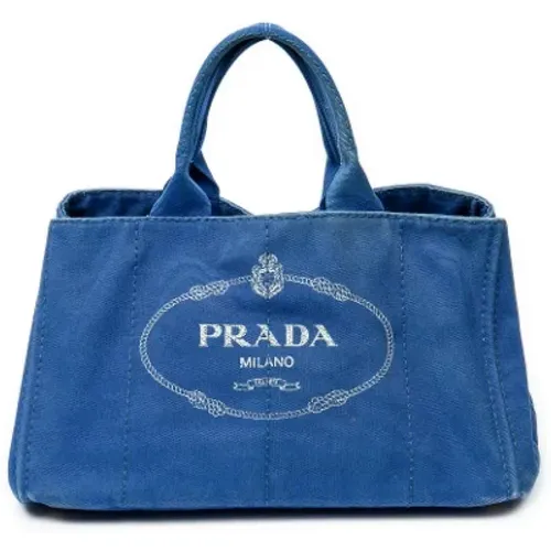 Pre-owned Canvas handbags , female, Sizes: ONE SIZE - Prada Vintage - Modalova