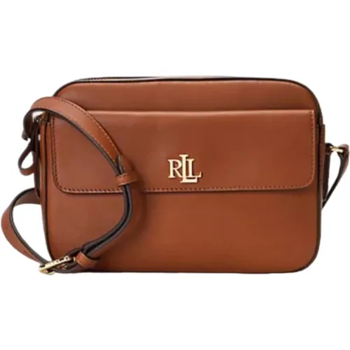 Leather Marcy Camera Bag , female, Sizes: ONE SIZE - Ralph Lauren - Modalova