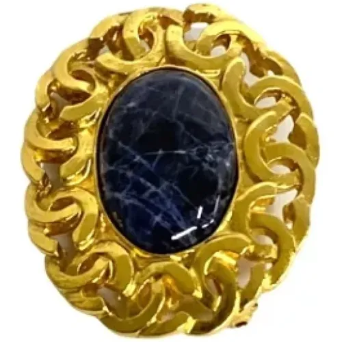 Pre-owned Jewellery, female, , Size: ONE SIZE Pre-owned Metal brooches - Chanel Vintage - Modalova