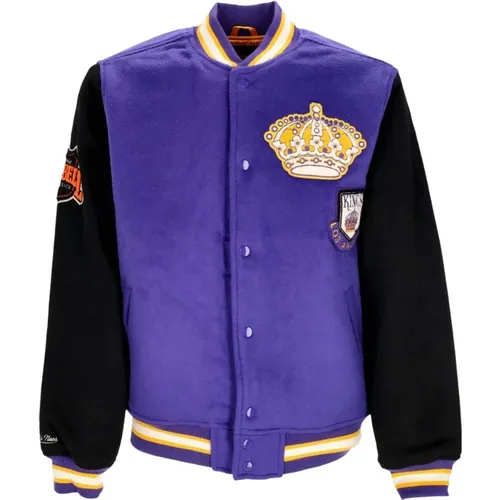 NHL Team Legacy Varsity Jacket Loskin , Herren, Größe: L - Mitchell & Ness - Modalova