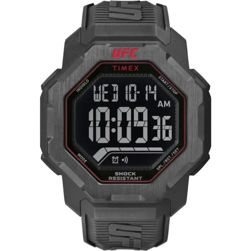 Watches, male, , Size: ONE SIZE UFC Knockout Digital Quartz Watch - Timex - Modalova