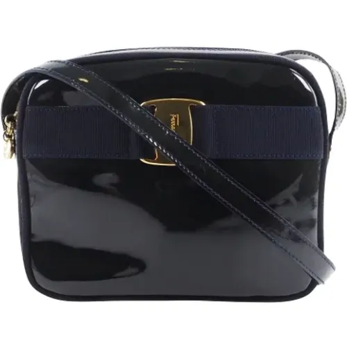 Pre-owned Cross Body Bags, female, , Size: ONE SIZE Pre-owned Leather shoulder-bags - Salvatore Ferragamo Pre-owned - Modalova