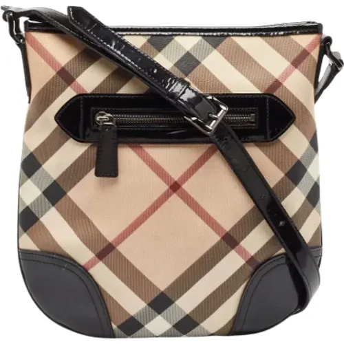 Pre-owned Leather crossbody-bags , female, Sizes: ONE SIZE - Burberry Vintage - Modalova