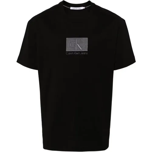 T-shirts and Polos , male, Sizes: S, L, XL, M - Calvin Klein Jeans - Modalova