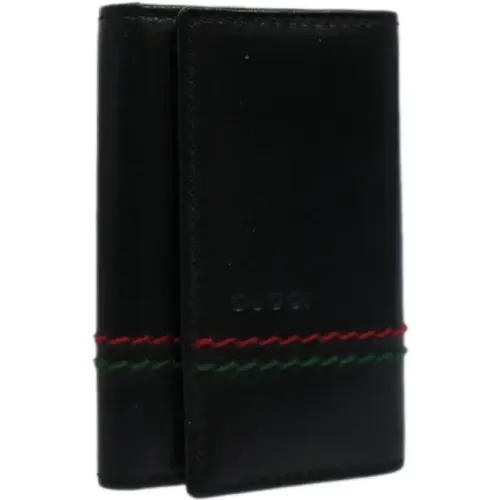 Pre-owned Accessories, female, , Size: ONE SIZE Pre-owned Leather key-holders - Gucci Vintage - Modalova