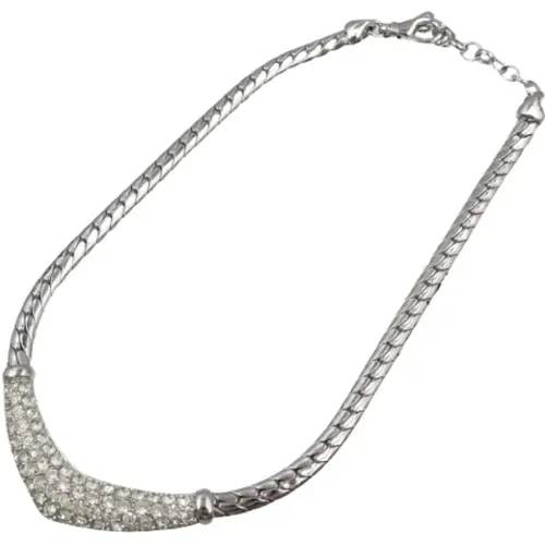 Pre-owned Jewellery, female, , Size: ONE SIZE Pre-owned Metal necklaces - Dior Vintage - Modalova