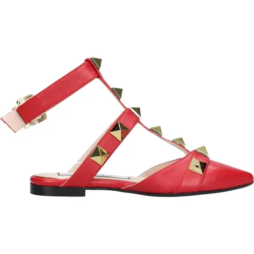 Sandalen Rot , Damen, Größe: 35 EU - NCUB - Modalova