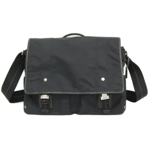 Pre-owned Cross Body Bags, male, , Size: ONE SIZE Pre-owned Fabric shoulder-bags - Coach Pre-owned - Modalova