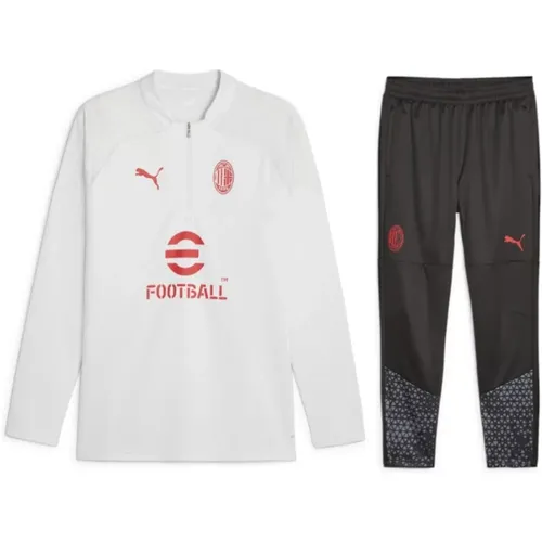 Training Sets, male, , Size: M AC Milan 1/4 Zip Training Jacket Senior 2023-2024 - Puma - Modalova