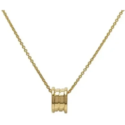 Pre-owned Jewellery, female, , Size: ONE SIZE Pre-owned Gold necklaces - Bvlgari Vintage - Modalova