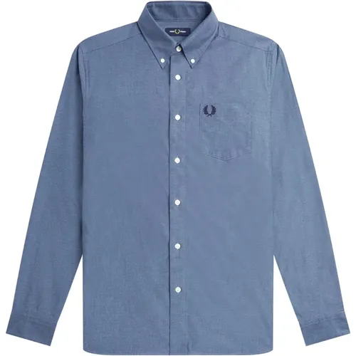 Button Down Shirt with Logo , male, Sizes: S - Fred Perry - Modalova