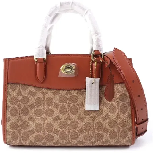 Pre-owned Handbags, female, , Size: ONE SIZE Pre-owned Canvas handbags - Coach Pre-owned - Modalova