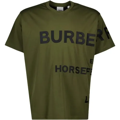 Harlford Oversized T-Shirt , Herren, Größe: XS - Burberry - Modalova