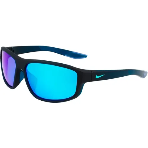 Brazen Fuel Sonnenbrille - Matt Blau/Blau , Herren, Größe: 62 MM - Nike - Modalova