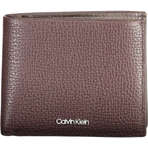 Wallets & Cardholders, male, , Size: ONE SIZE Leather Wallet - Calvin Klein - Modalova