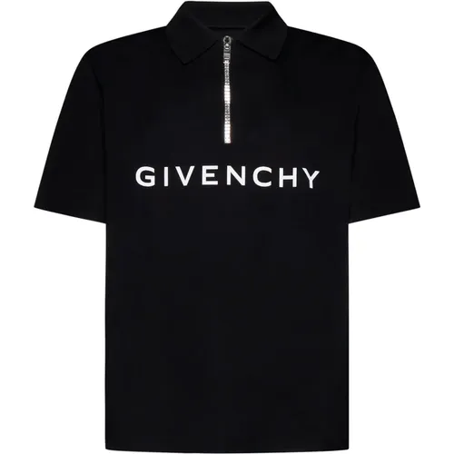 Schwarze T-Shirts und Polos , Herren, Größe: 3XL - Givenchy - Modalova