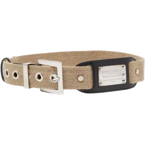 Pre-owned Leather belts , female, Sizes: ONE SIZE - Dolce & Gabbana Pre-owned - Modalova