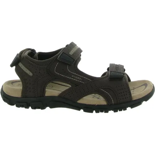 Strada Sandalen , Herren, Größe: 45 EU - Geox - Modalova