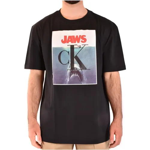 Schwarzes Ss20 T-Shirt mit Style-Code 92Mwtf32C491001 - Calvin Klein - Modalova