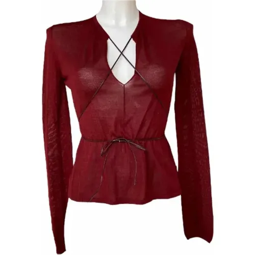 Pre-owned Fabric tops , female, Sizes: S - Gucci Vintage - Modalova