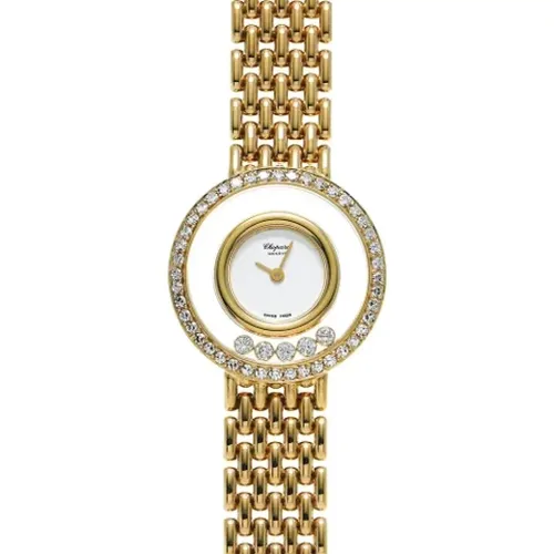 Pre-owned Watches, female, , Size: ONE SIZE Pre-owned Yellow Gold watches - Chopard Pre-owned - Modalova