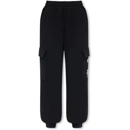 Cargo sweatpants , female, Sizes: S, XS - Moschino - Modalova