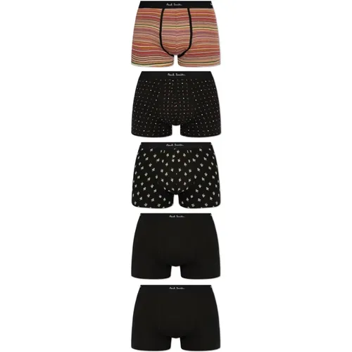 Bottoms, male, , Size: 2XL Five-pack of cotton boxers - Paul Smith - Modalova