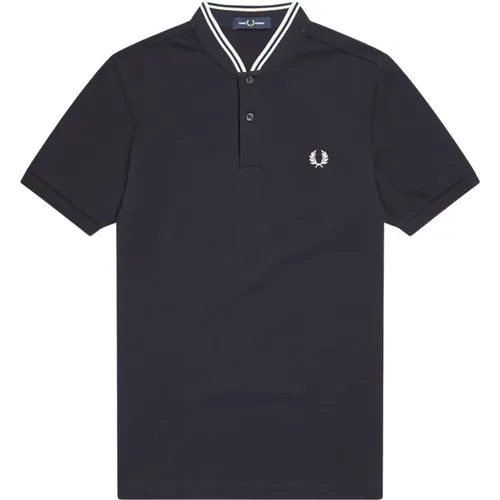 Polo Shirts, male, , Size: XL Bomber Style Cotton Polo Shirt - Fred Perry - Modalova