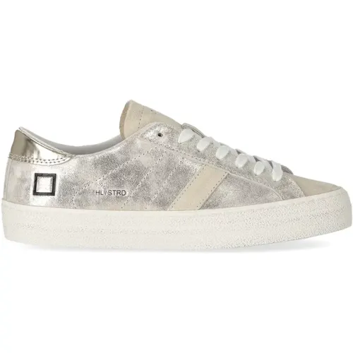 Hill LOW Stardust Platinum Sneaker , female, Sizes: 4 UK - D.a.t.e. - Modalova