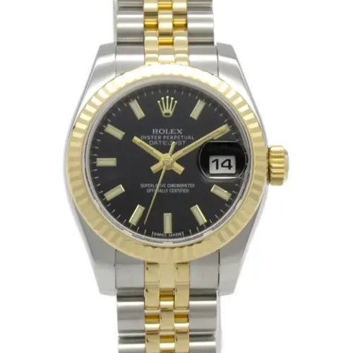 Pre-owned Stainless Steel watches , female, Sizes: ONE SIZE - Rolex Vintage - Modalova