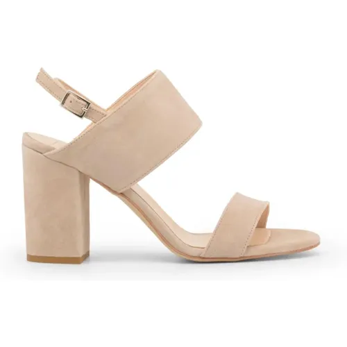 Suede Ankle Strap Sandals , female, Sizes: 8 UK, 3 UK, 7 UK - Made in Italia - Modalova