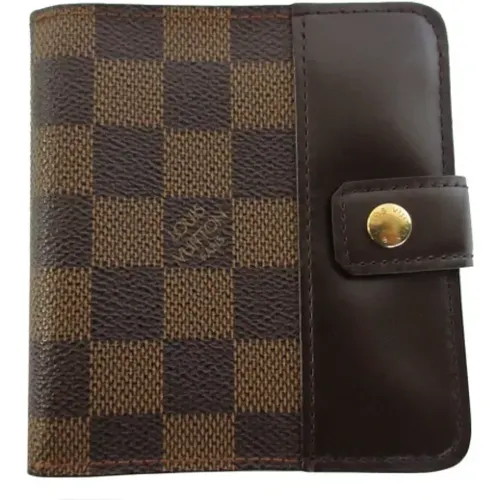 Pre-owned Wallets, female, , Size: ONE SIZE Pre-owned Canvas wallets - Louis Vuitton Vintage - Modalova
